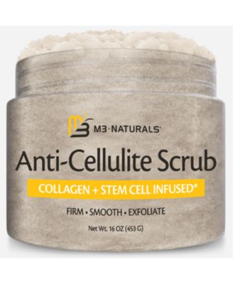 Скраб для тела M3 Naturals Anti-Cellulite Salt с коллагеном, кокосовым и маслом жожоба
