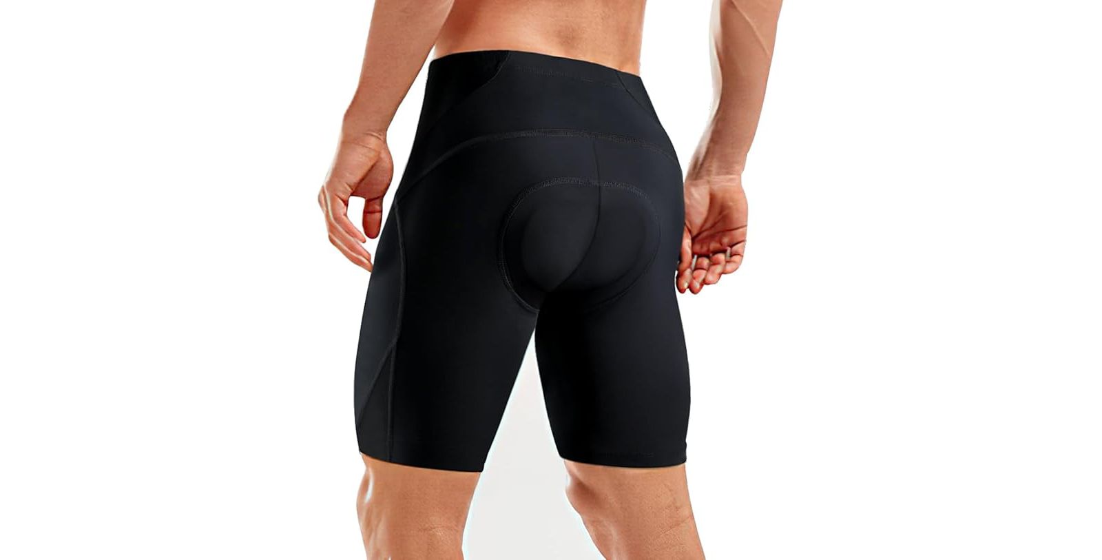 Sportneer Padded Bike Shorts for Men – Large, 4D Padding, Breathable and Absorbent, Mens Bicycle Cycling Biking Clothing Shorts