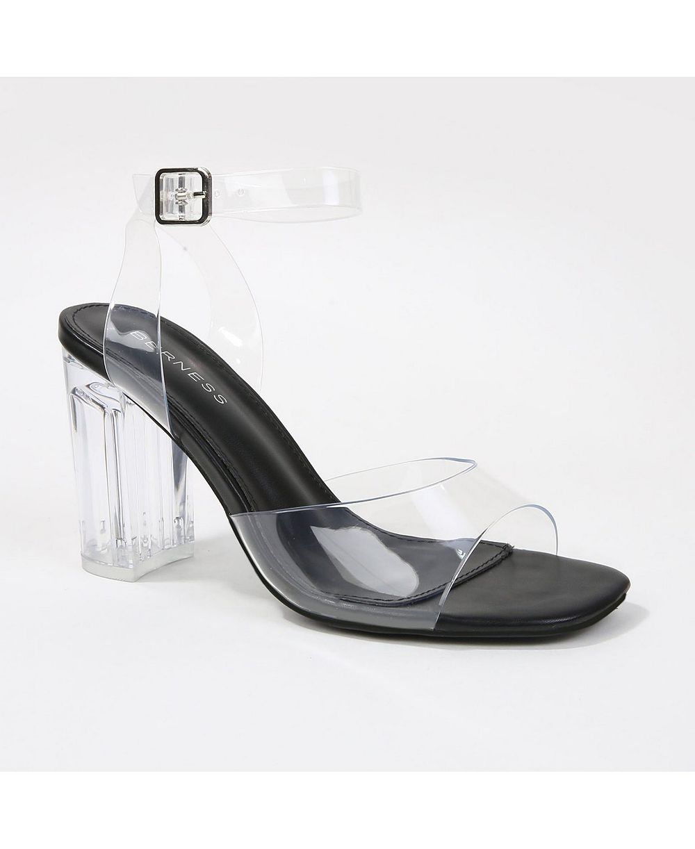 Женские сандалии BERNESS Navi Clear Strap и Block Heel