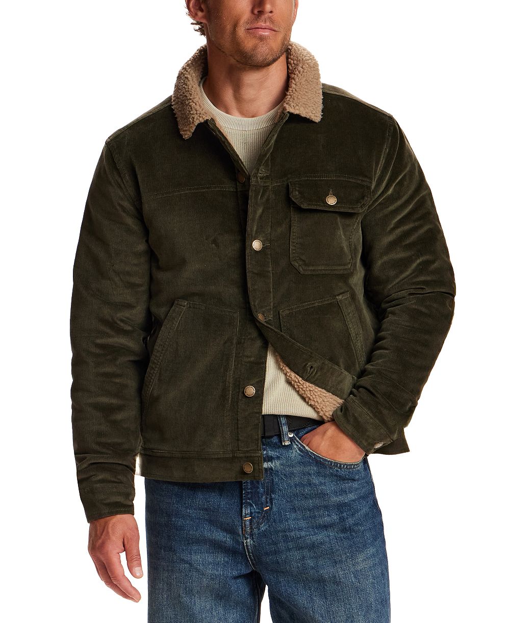 Weatherproof Vintage Men's Berber Cord Trucker Jacket