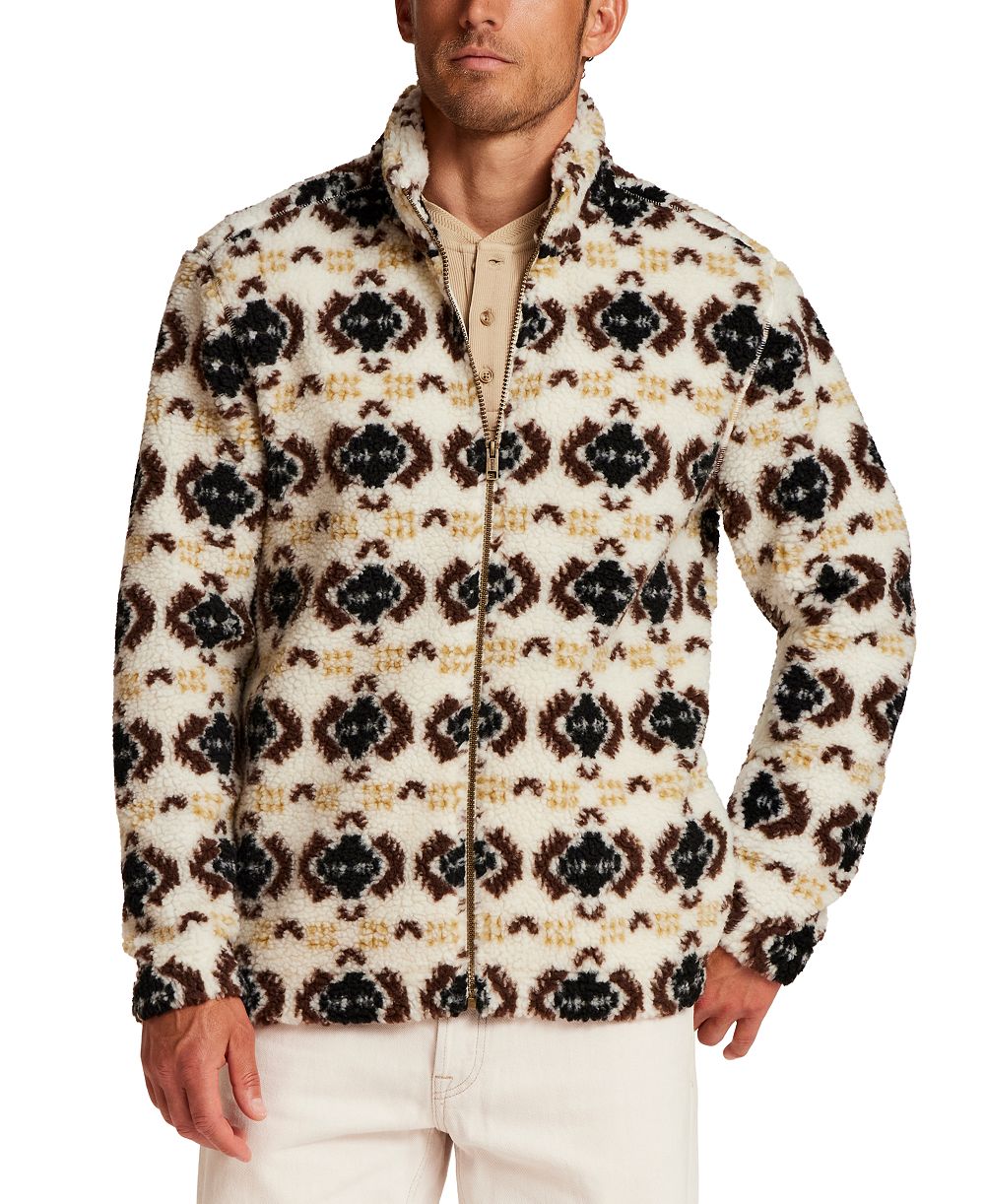 Weatherproof Vintage Men's Print Berber Fleece Jacket