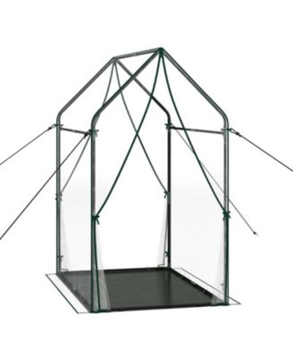 GOUUN Mini Greenhouse with Reinforced Metal Frame
