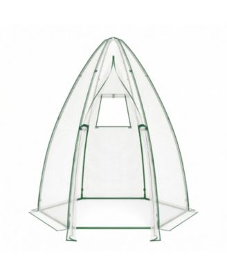 GOUUN Portable Walk-In Mini Greenhouse with All-Weather PE Cover