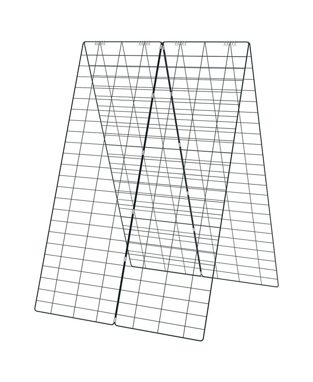 GOUUN A-Frame Garden Trellis Set with Ground Stakes Cable Ties and Connectors