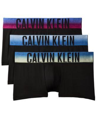 Calvin Klein Men's Intense Power Low-Rise Microfiber Trunks, 3-Pack