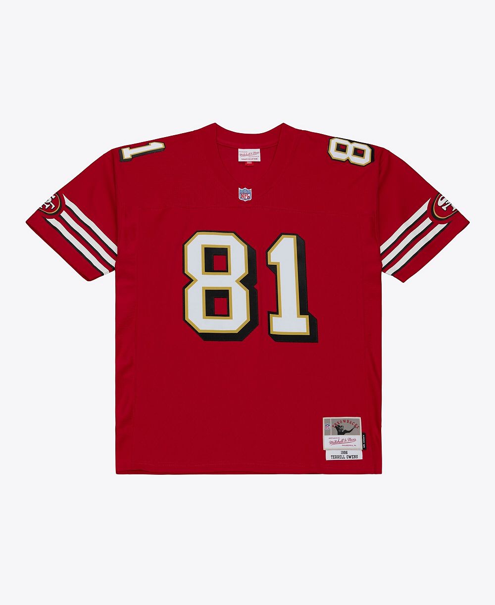 Мужская джерси Mitchell & Ness Terrell Owens San Francisco 49ers