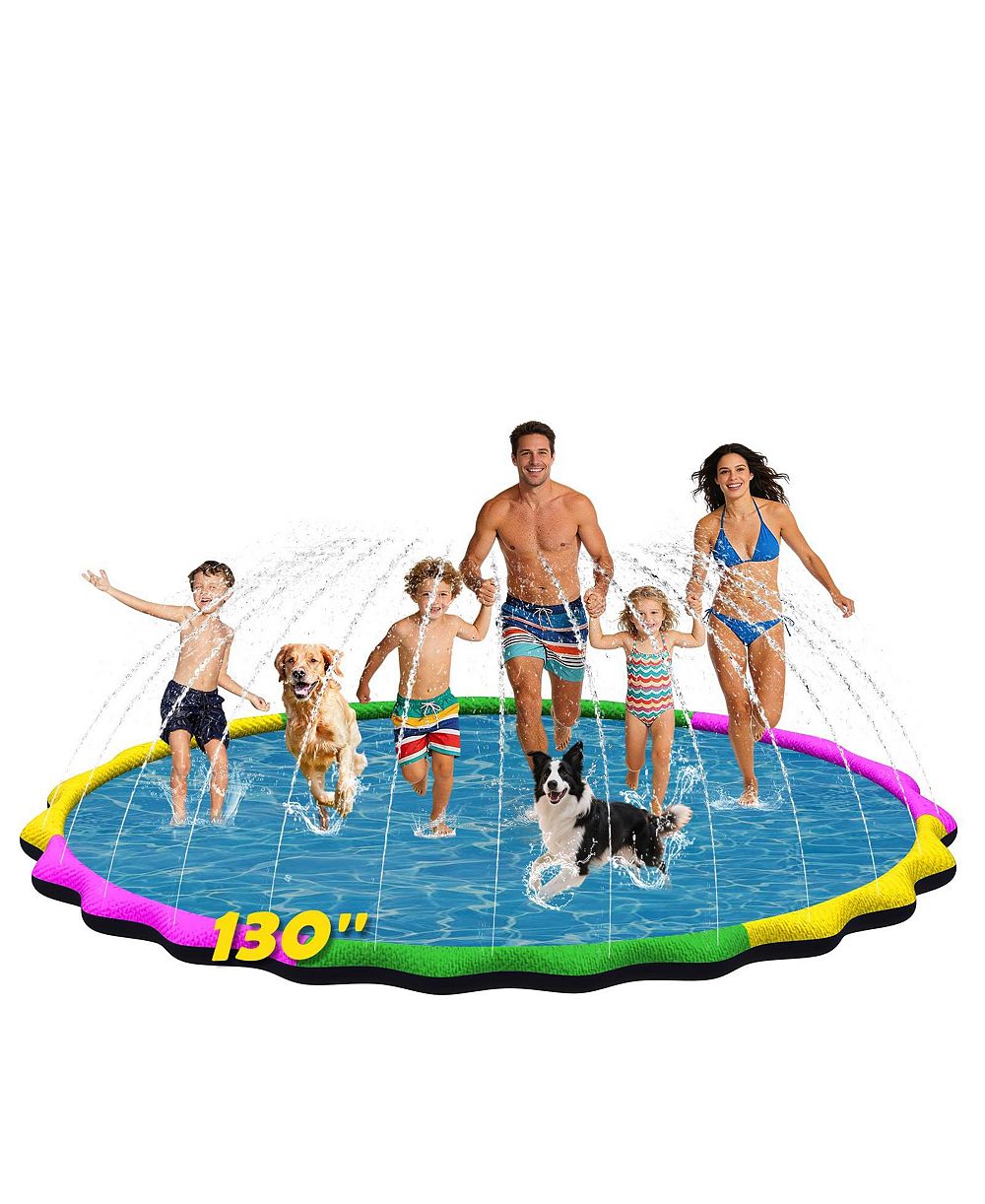 Водный игровой центр AOFAR Splash Pad, бассейн-разбрызгиватель для семьи