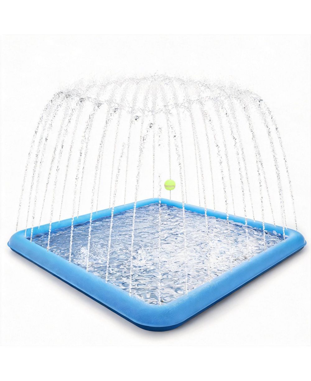 Коврик-спринклер AOFAR Splash Pad Dog Pool Square Non-slip
