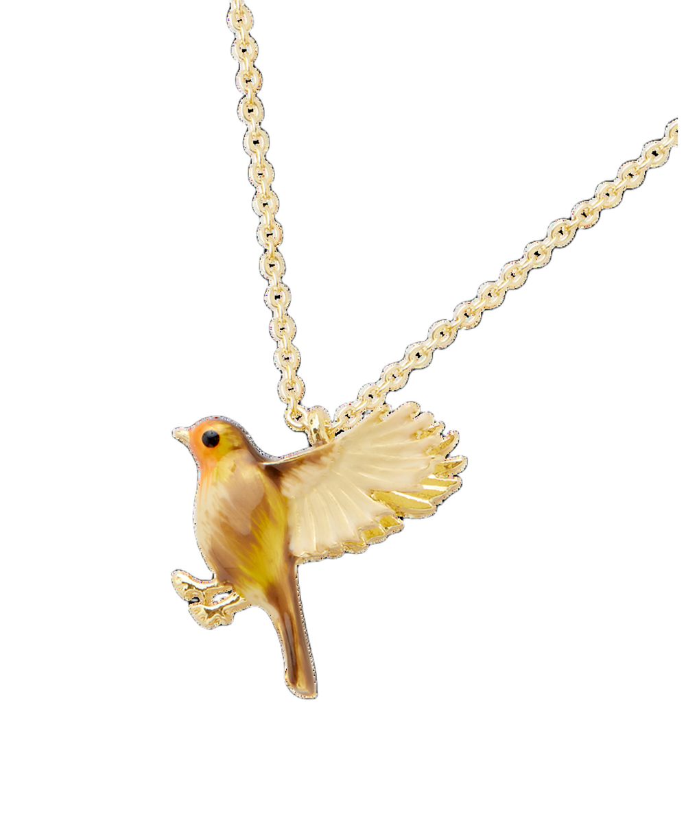 Эмалевая подвеска Fable England Flying Robin