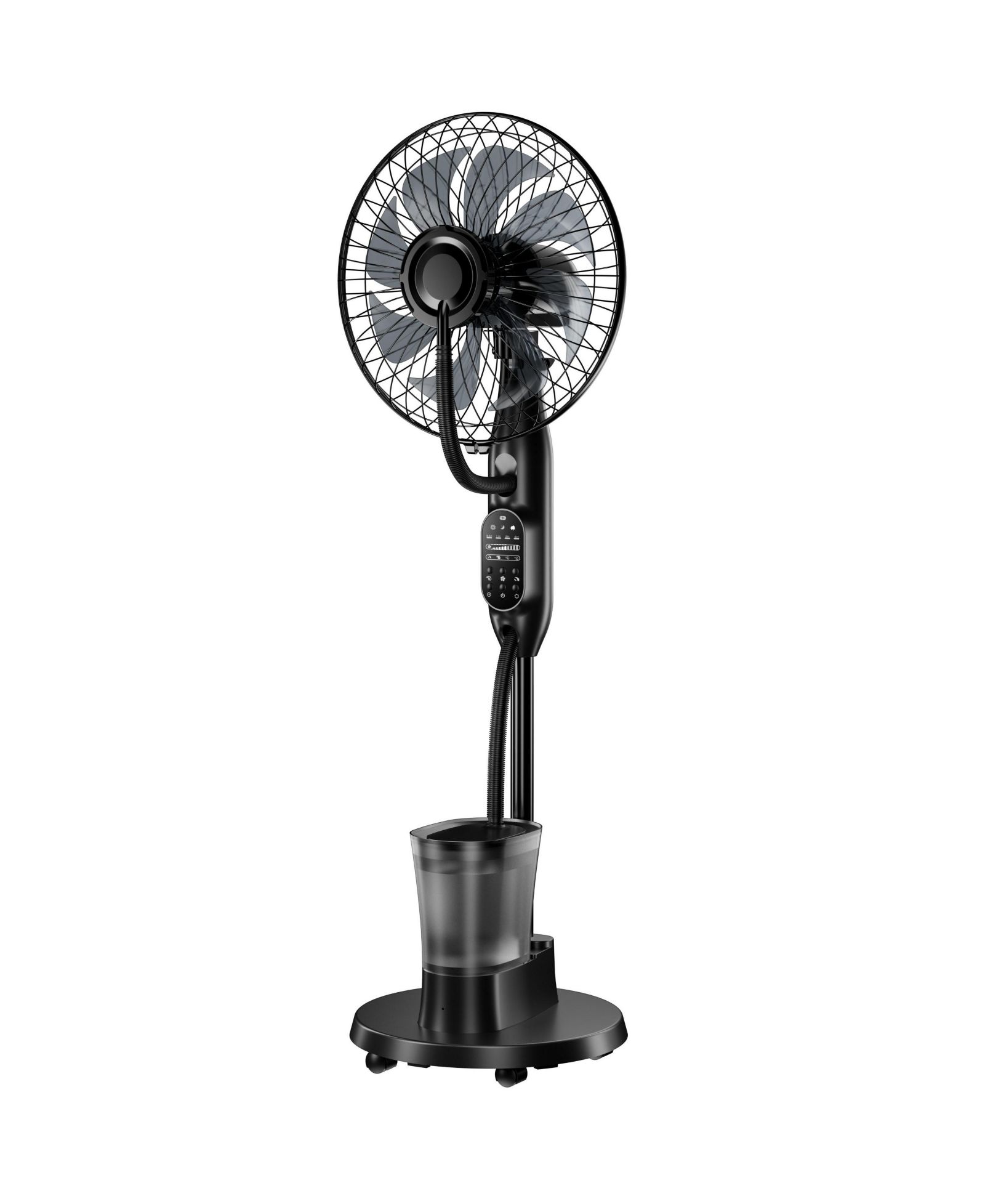 COWIN Mist Fan for Bedroom Misting Fan Oscillating Standing Fan Quiet Floor Fan Pedestal Fan for Room 9 Speeds 3 modes 7H Timer