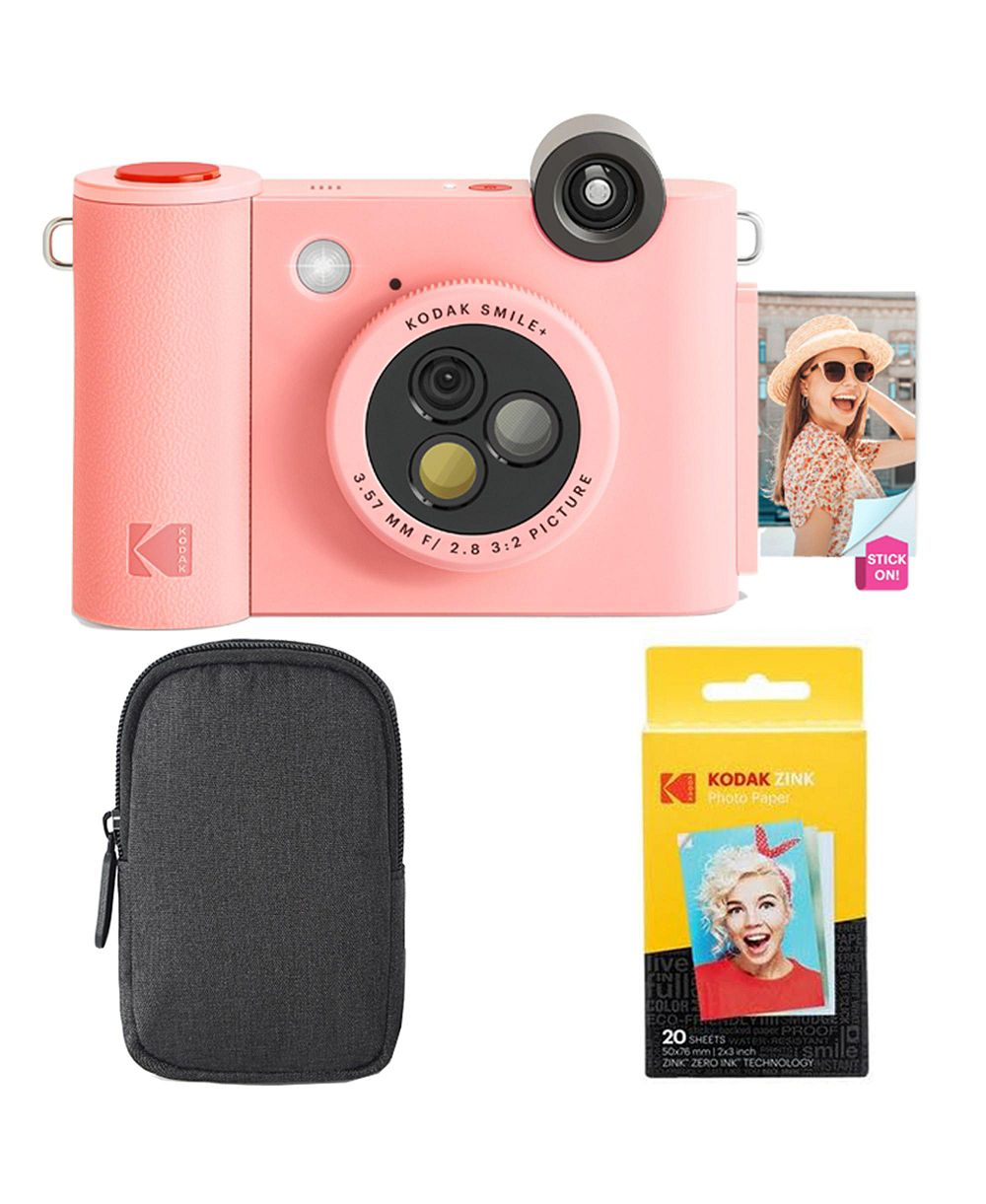 Комплект Kodak Smile+ 2-in-1 Instant Camera и Bluetooth принтер с чехлом