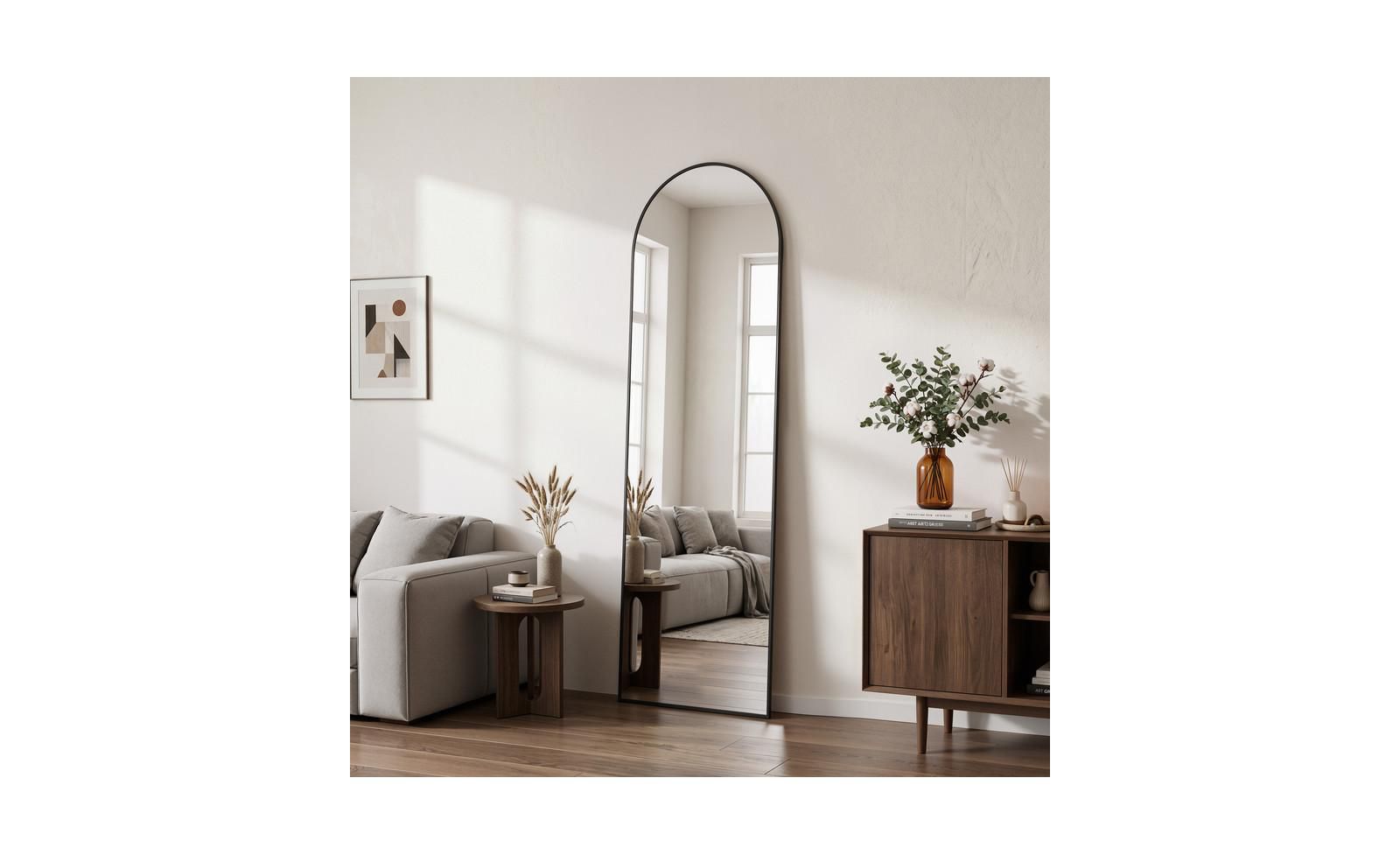 Antok Full Length Mirror, 59"x16" Floor Mirror for Bedroom, Hanging Mounted for Living Room Cloakroom