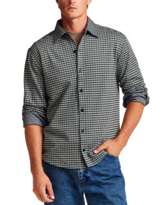 Мужская винтажная рубашка в клетку с длинным рукавом Weatherproof Vintage