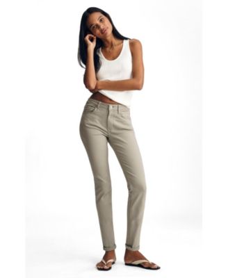 Mavi Jeans Women's Kathleen Mid Rise Boyfriend In Desert Sage Flex Blue
