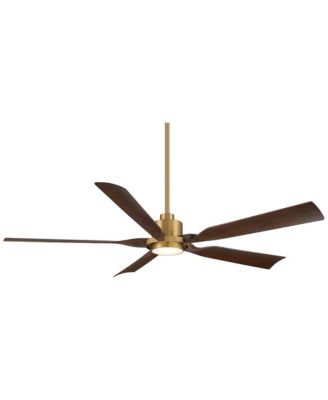 Casa Vieja потолочный вентилятор Stonebrook Soft Brass and Walnut LED