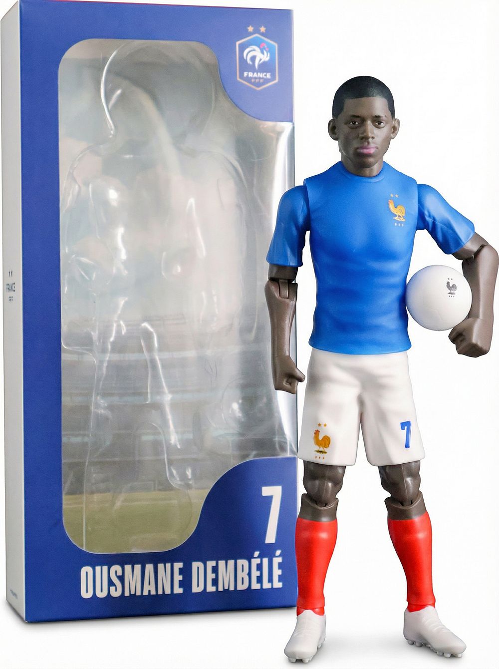 Фигурка Banbo Toys Оусмане Дембеле, сборная Франции, полностью подвижная, 8", от 14 лет