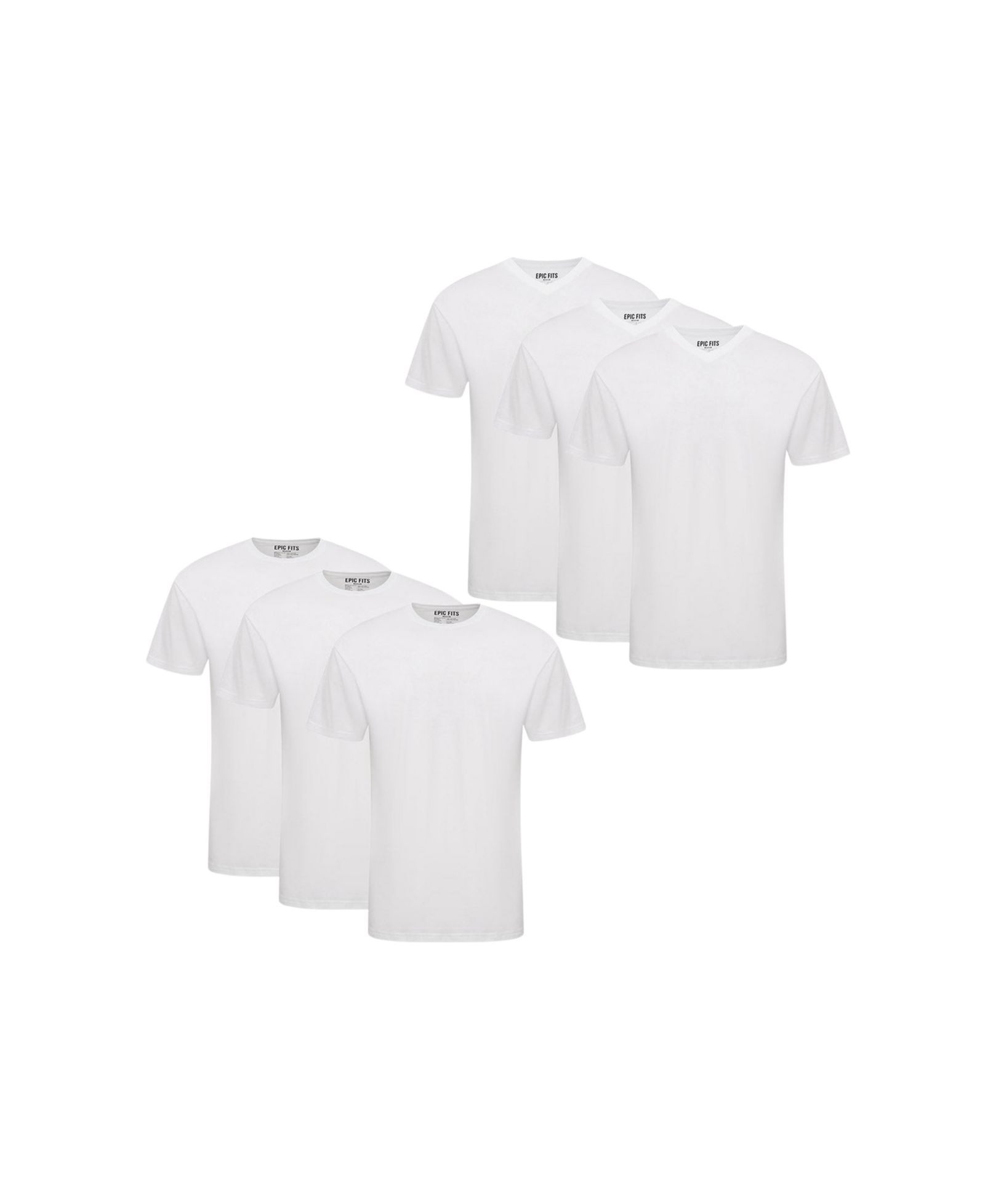 EPIC FITS Men's Mixed T-Shirt, 6-Pack