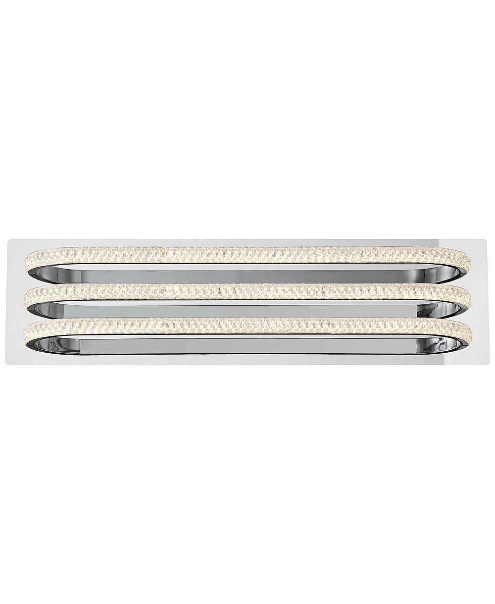 Светодиодная лампа для ванной комнаты Possini Euro Design Diana 23 1/2" Wide Chrome LED
