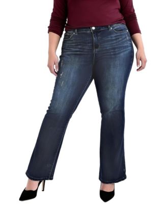 Slink Jeans Women's Denim high rise bootcut in 32" inseam - Soraya