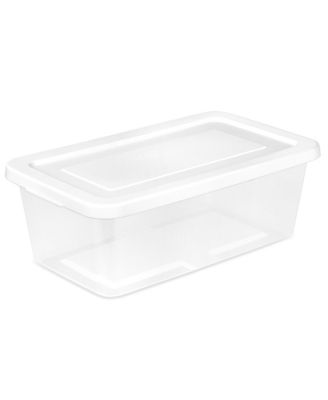 Контейнер для хранения Sterilite 6 Qt, пластиковый штабелируемый, набор 24 шт
