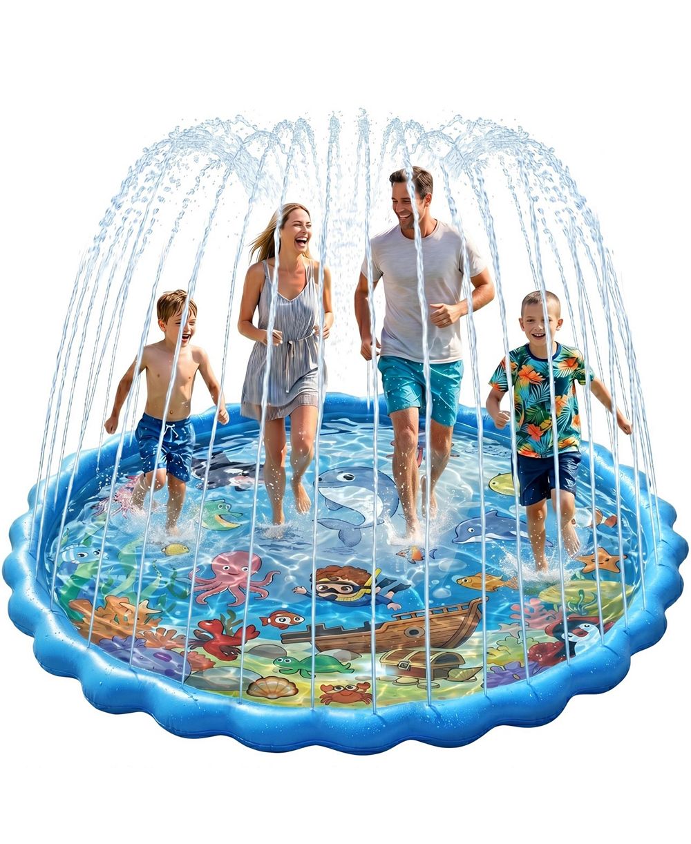 AOFAR Splash Pad разбрызгиватель для бассейна, игровой бассейн для семьи на улице