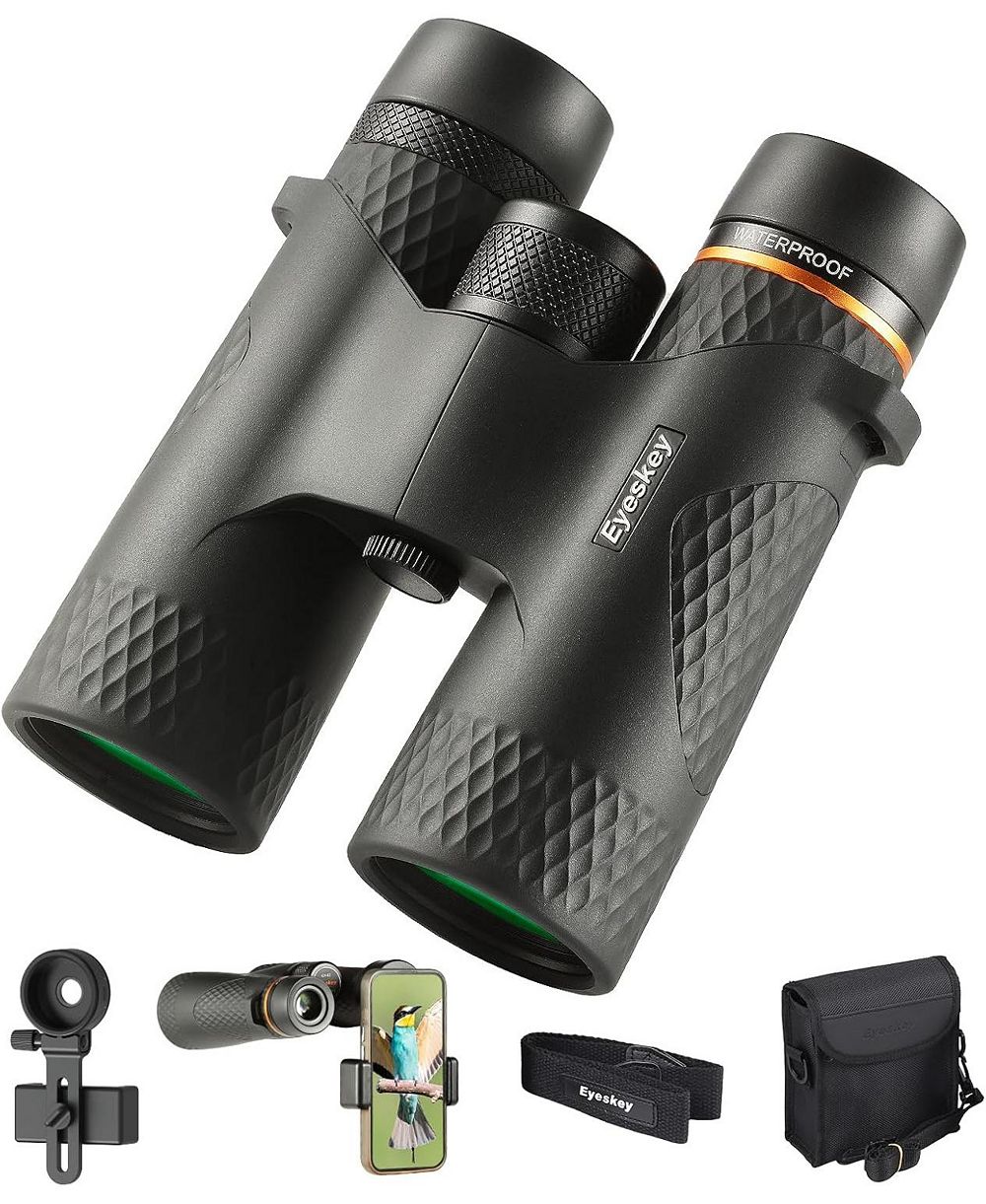 Neewer 10x42 Waterproof Binoculars with ED Glass and Phone Adapter