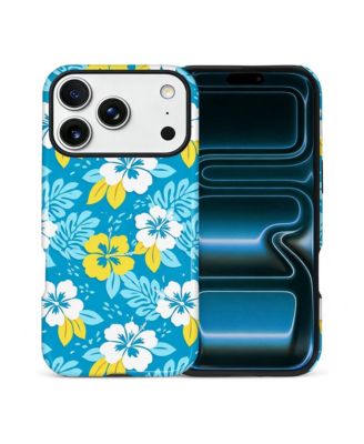 Противоударный противоскользящий чехол Lamicall Military Grade Dual Layer для iPhone Hibiscus Escape
