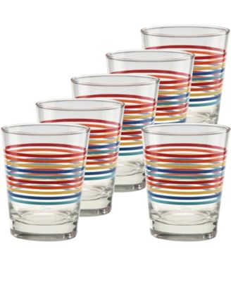 Fiesta Vibrant Double Old Fashioned Glasses, Set of 6