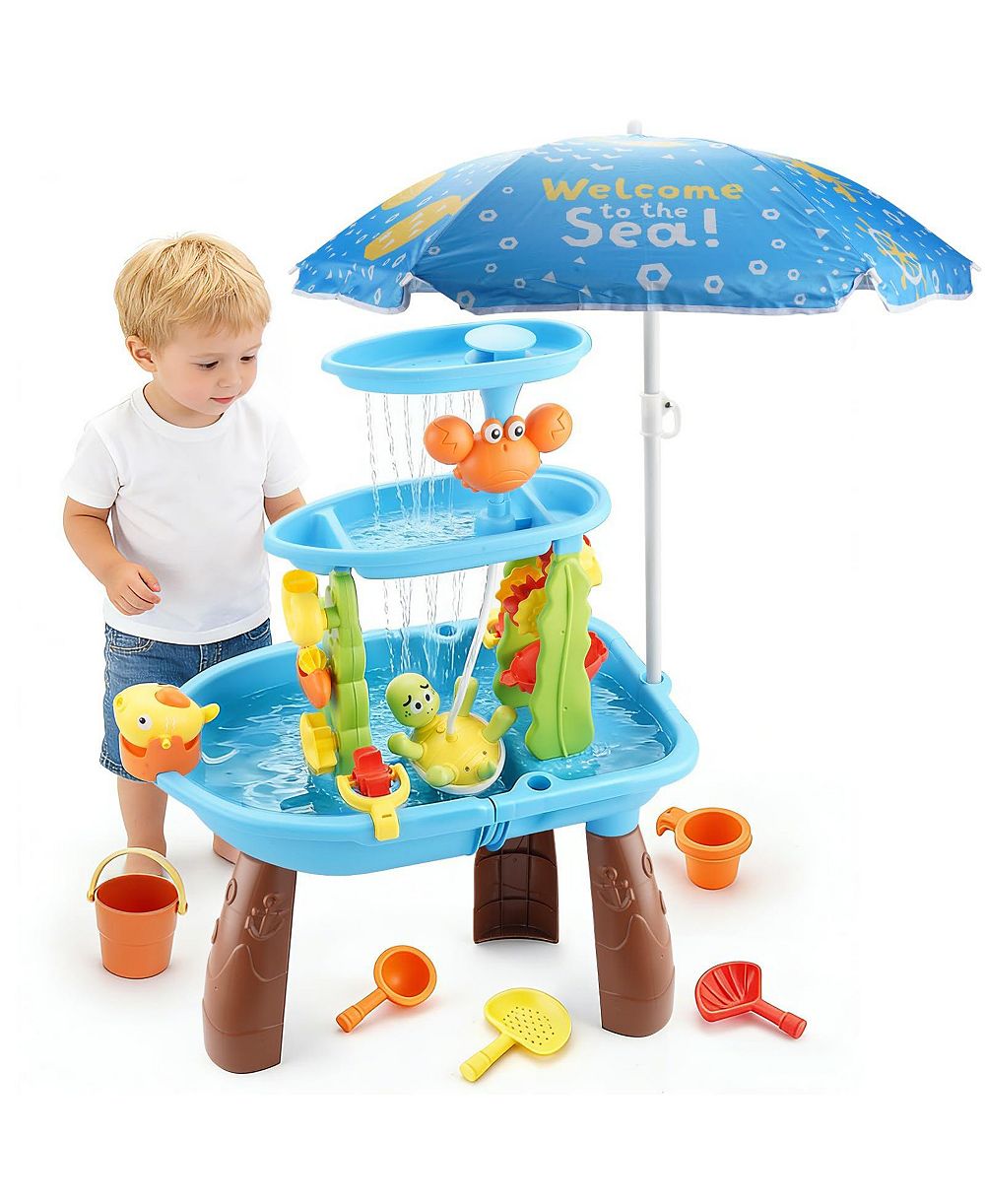 Песочница-стол GNUADZ Water Table Sand Table Fishing Game Beach Sensory Play