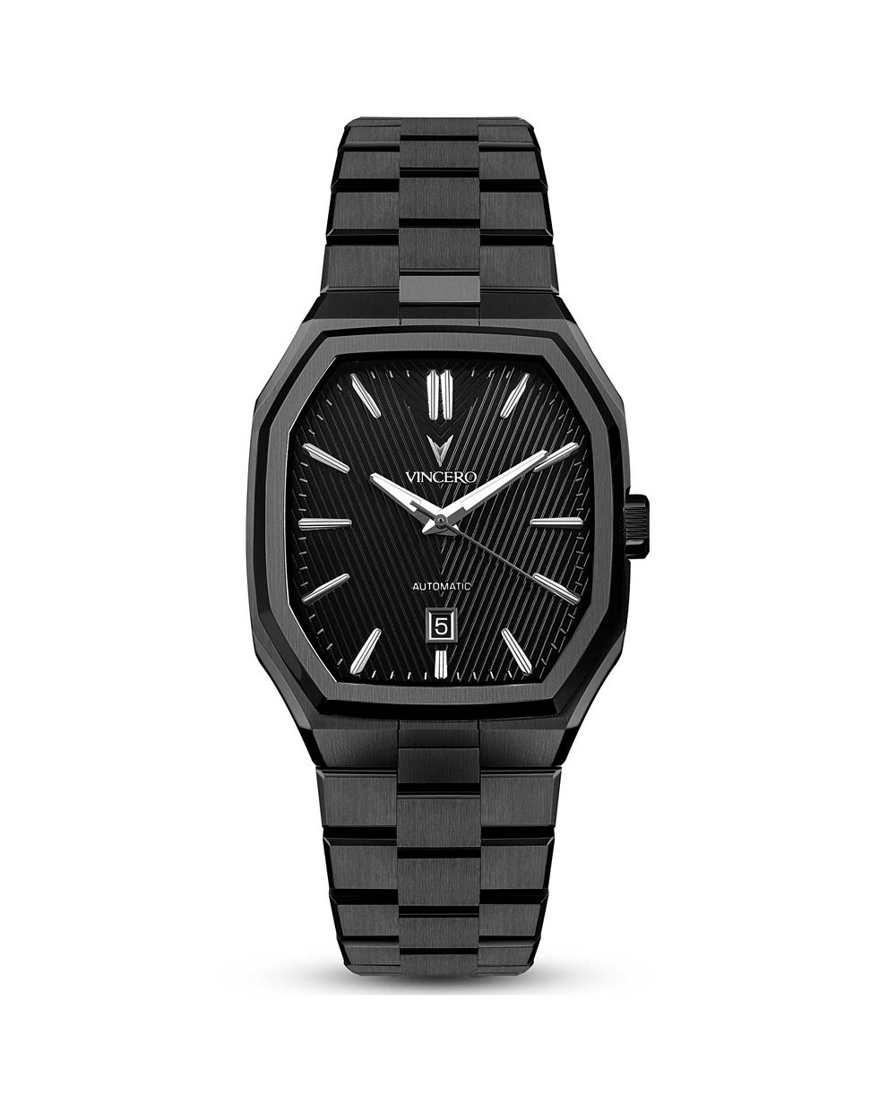 Vincero Mens Inception Automatic Watch 38mm Stainless Steel