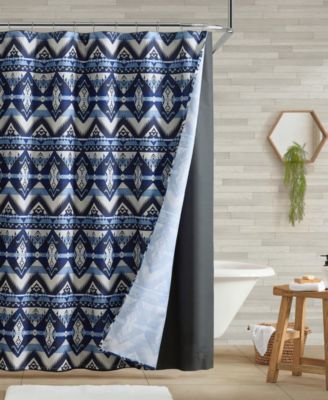 Wrangler Jesse Printed Shower Curtain, 72" x 72"