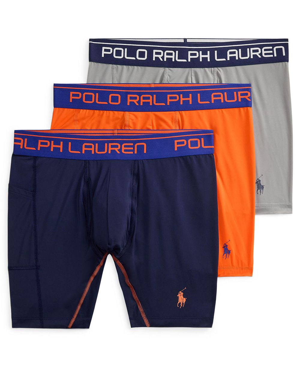 Polo Ralph Lauren Men's Performance Sport Boxer Brief, 3-Pack