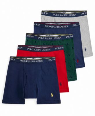 Мужские хлопковые боксеры классического кроя от Polo Ralph Lauren, 5 шт.