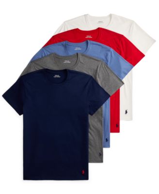 Polo Ralph Lauren мужская классическая хлопковая майка, 5 шт.