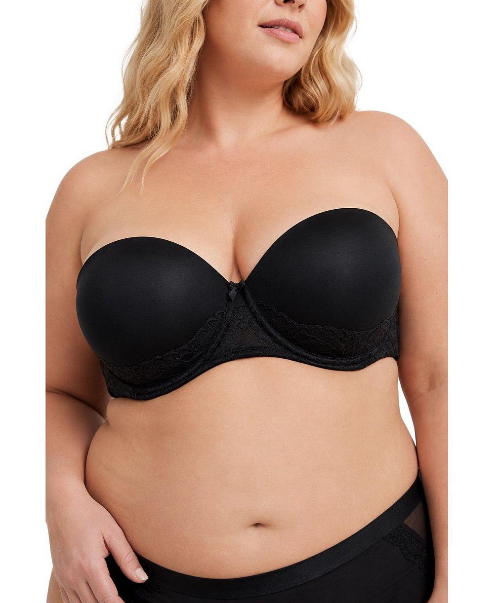 Torrid Women's Plus Size Strapless Push-Up Smooth Lace Bra