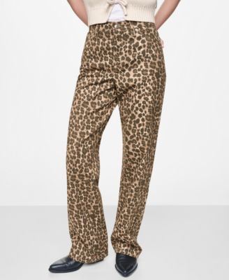 DKNY Jeans Women's Animal Print Mid-Rise Jeans