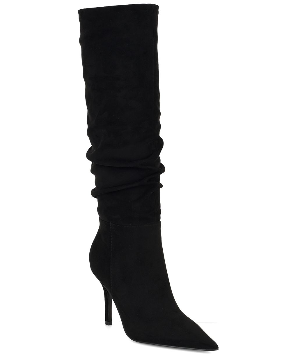 Nine West Women's Giorah Tall Slouch Stiletto Dress Boots