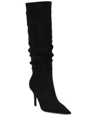 Женские высокие сапоги Nine West Giorah с тонким каблуком и свободной посадкой