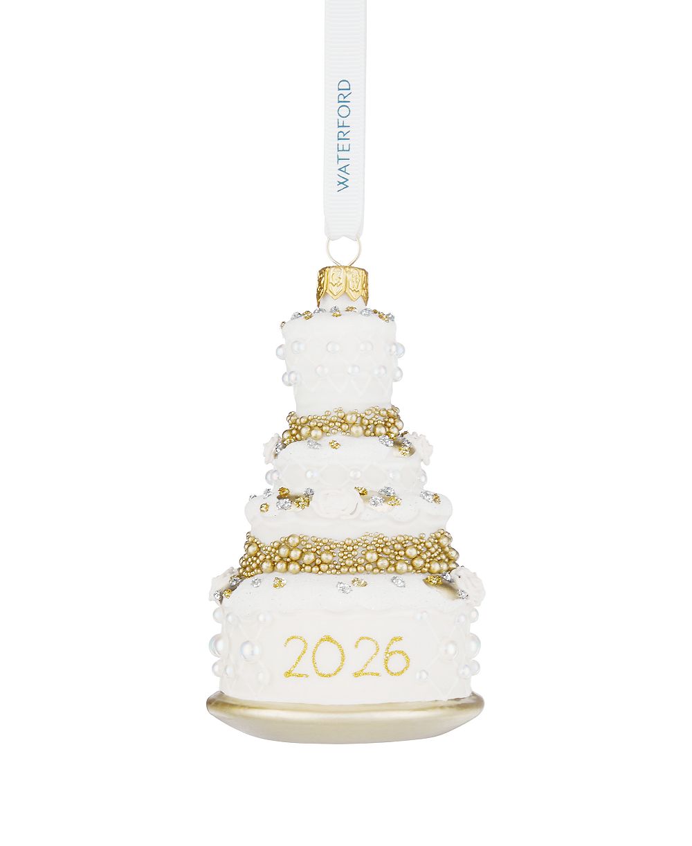 Рождественский хрустальный украшение Waterford Holiday Heirlooms Wedding Cake 2026