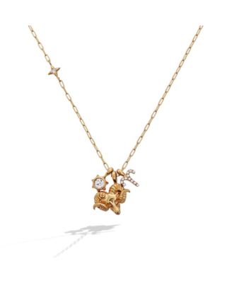 Alex and Ani Aries Zodiac Charm Cluster Necklace