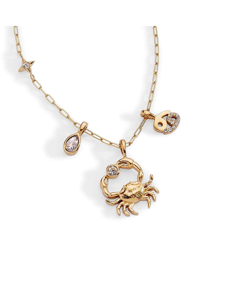 Ожерелье Alex and Ani Cancer Zodiac Charm Cluster