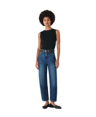 Whistles Women's High Waist Barrel Leg Jean