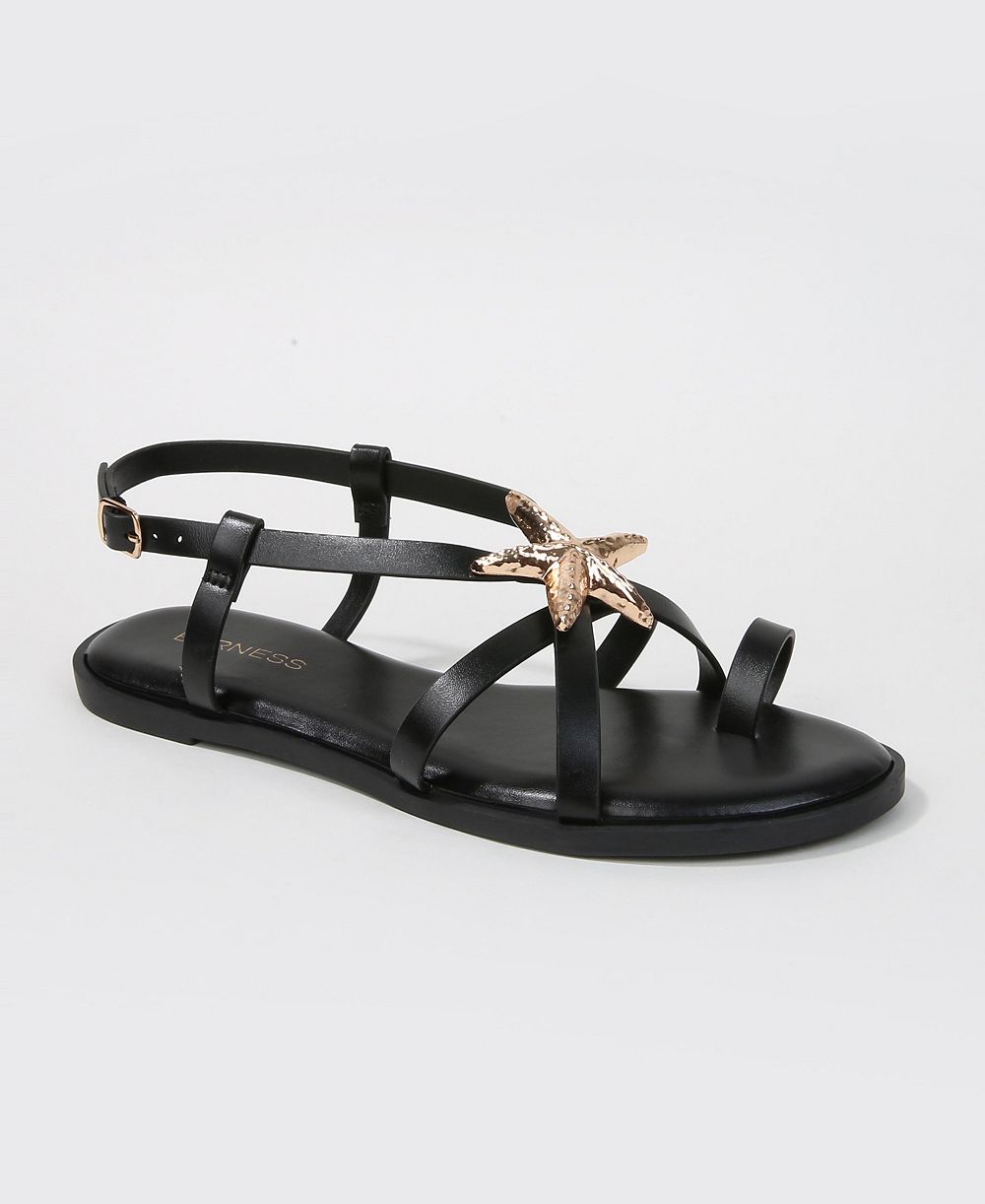 BERNESS Women's Kiana Starfish Accent Flat Sandals