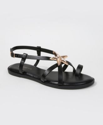 BERNESS Women's Kiana Starfish Accent Flat Sandals