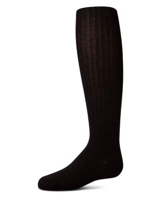 MeMoi Girls 3 Pack Classic Ribbed Cotton-Rich Knee Socks