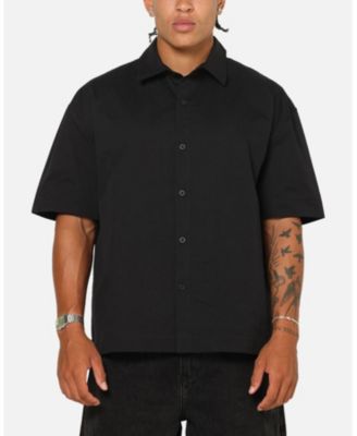 SAINT MORTA Men's Pearl Script Button Up Shirt
