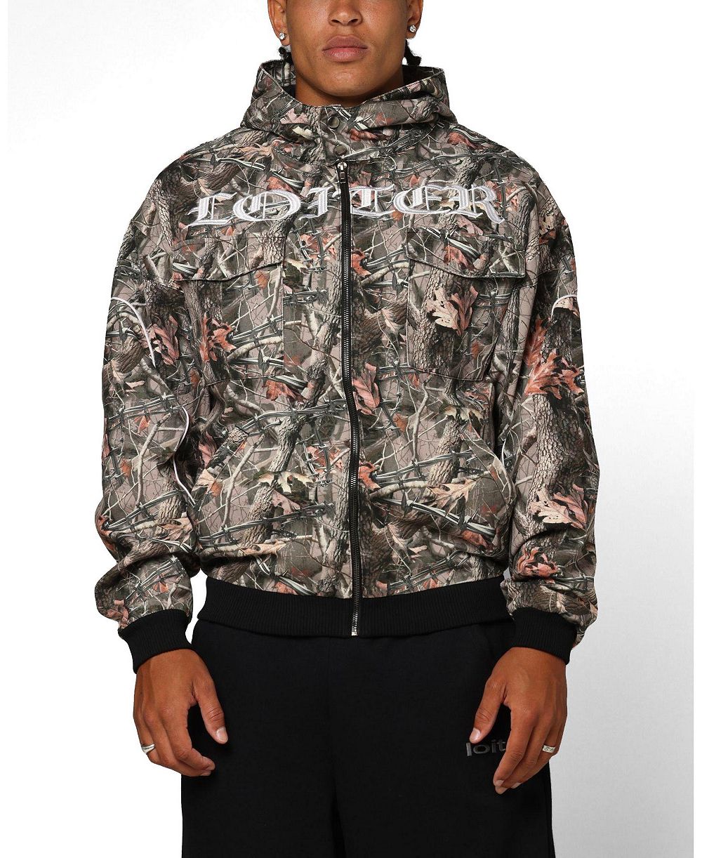 Мужское худи Loiter Mens Fracture - Real Tree Camo