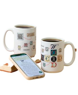 Интерактивная кружка Uncommon Goods Word Nerd с QR-кодом