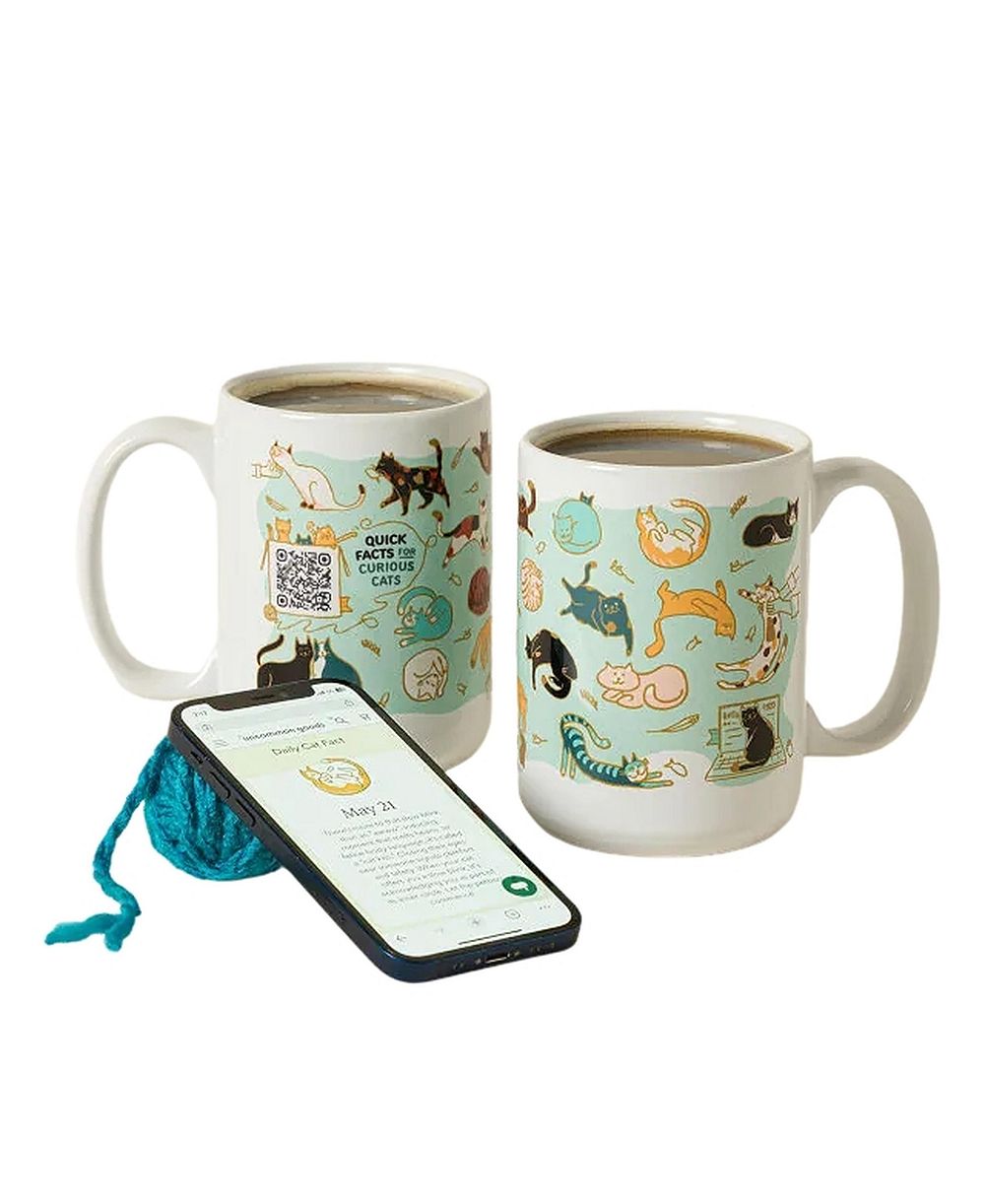 Кружка Uncommon Goods Cat Lover Interactive QR