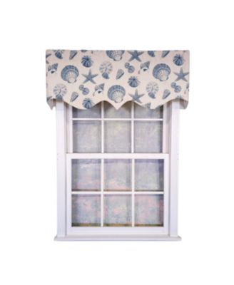 Занавеска RLF Home Cotton Seashells Regal With Lining Rod Pocket
